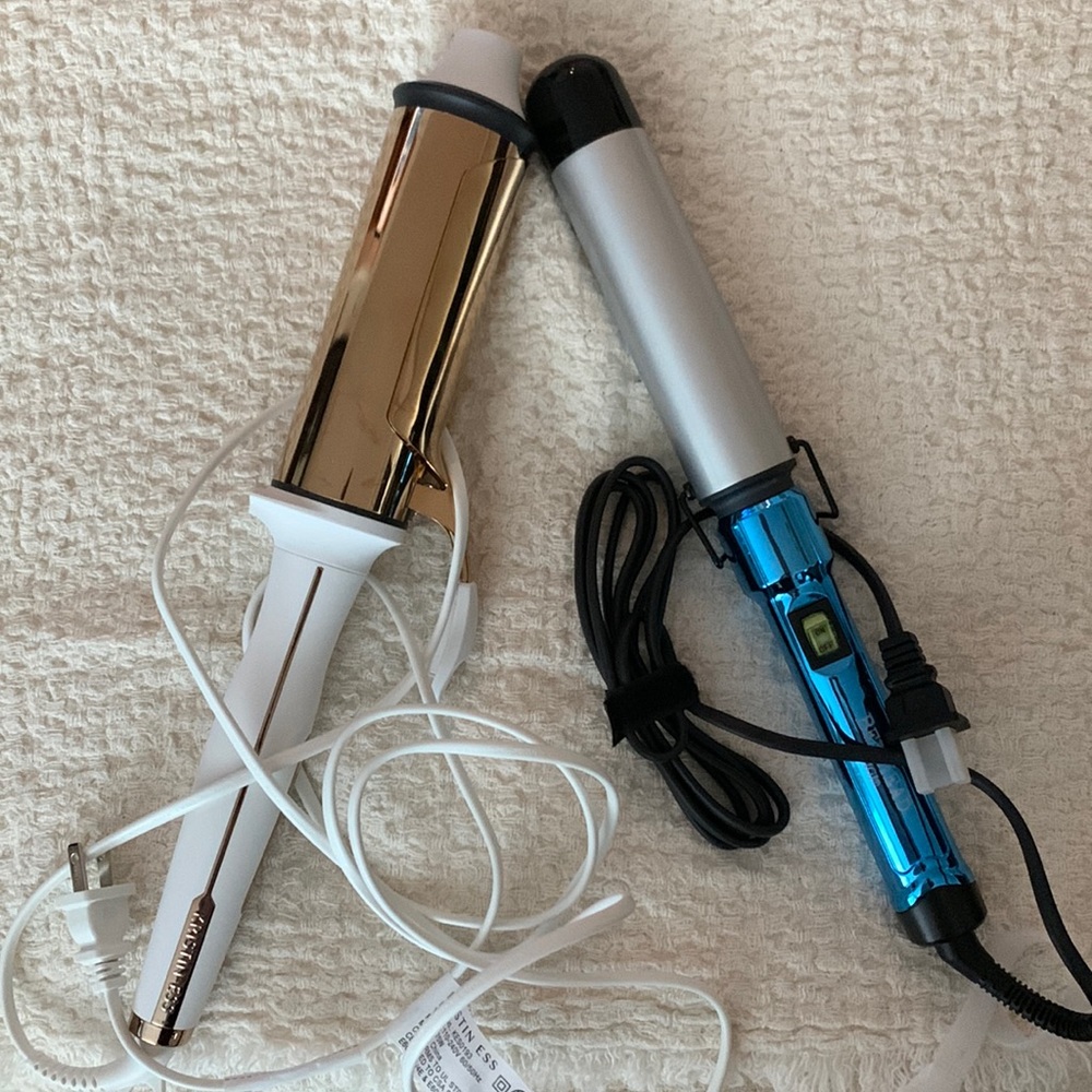 Set of curling iron and wand! 1.5 and 2 inch